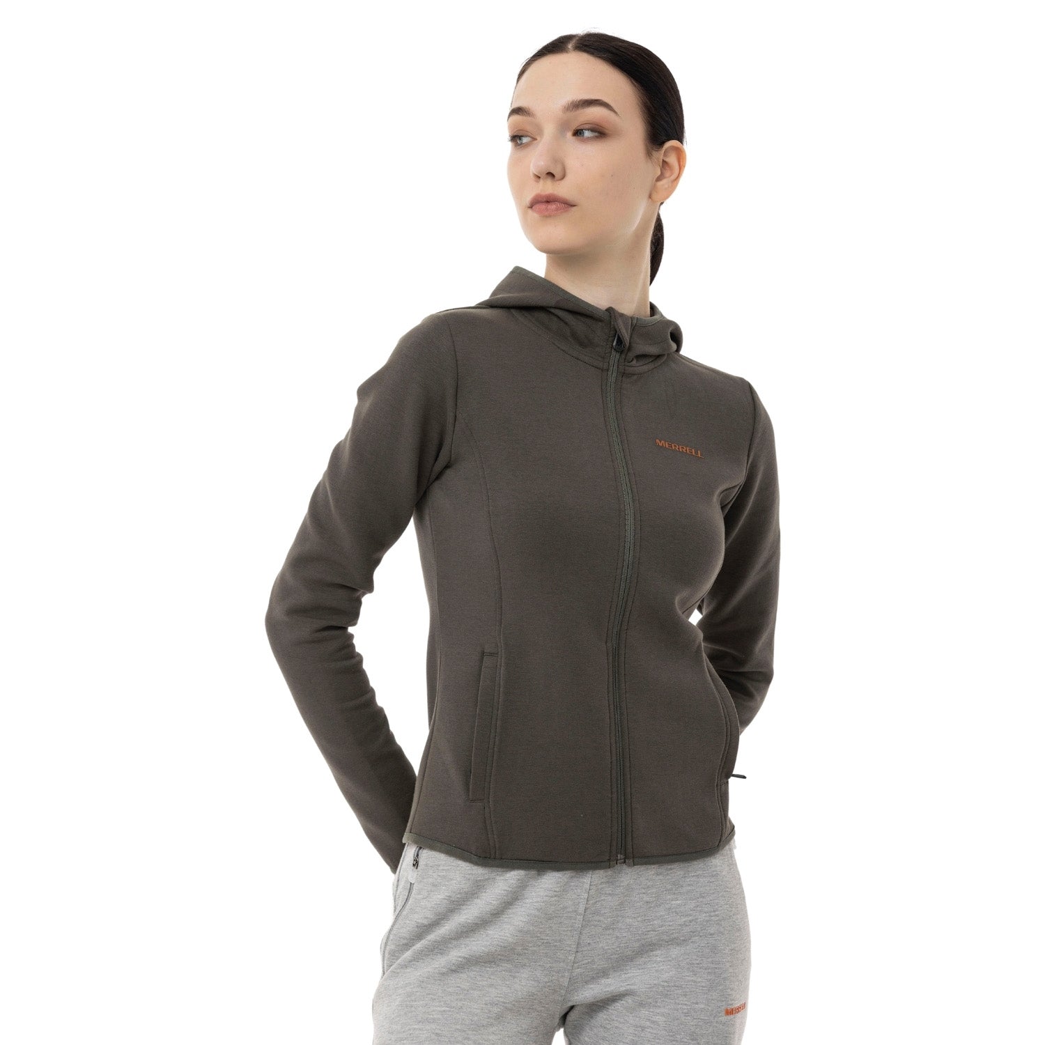 Shıne Kadın Dusty Olıve Sweatshırt-7