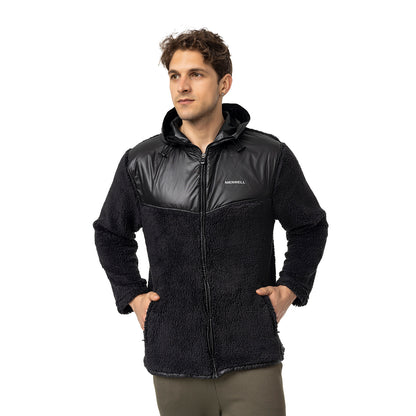 Job M Erkek Black Polar Ceket-2