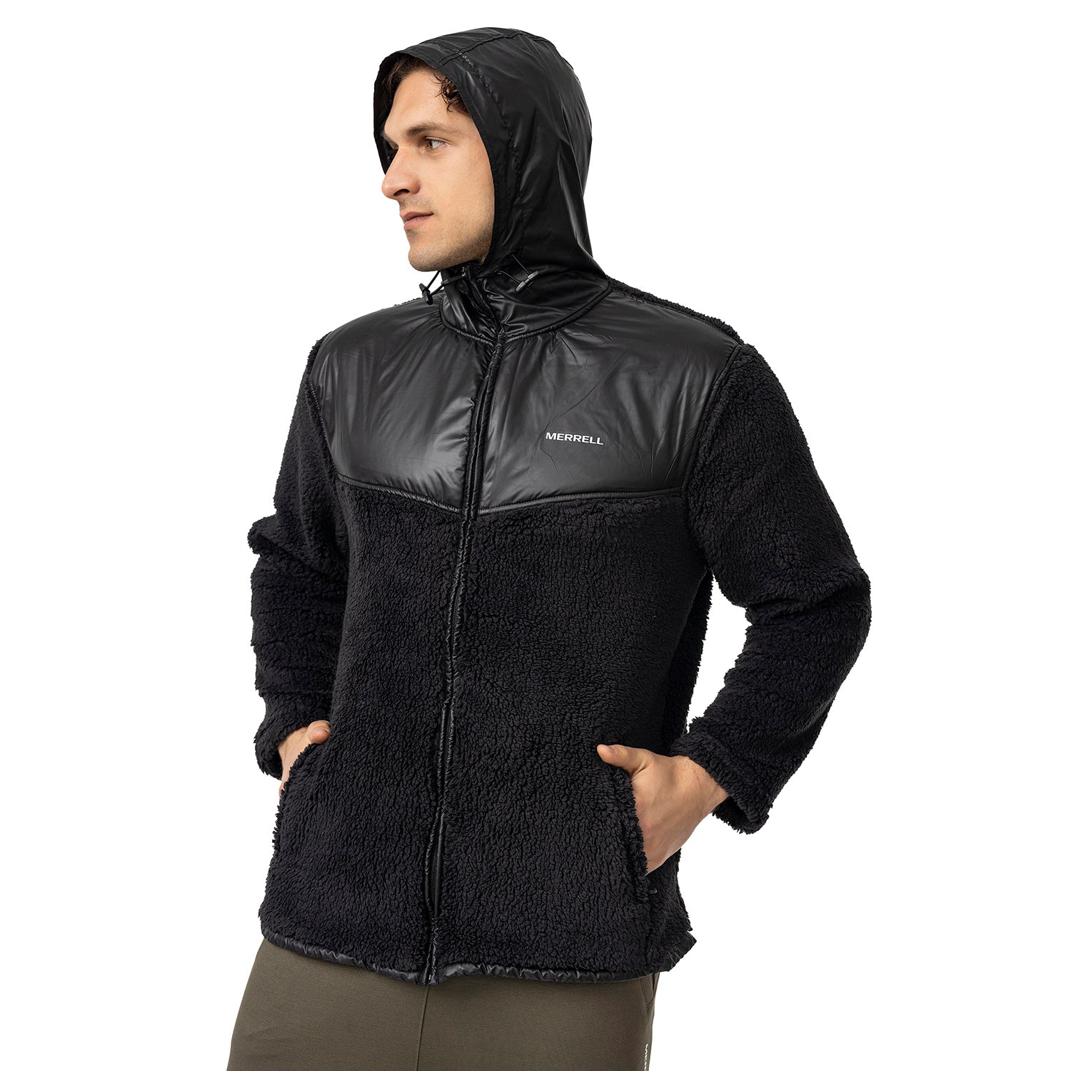 Job M Erkek Black Polar Ceket-6