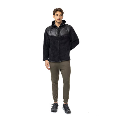 Job M Erkek Black Polar Ceket-7