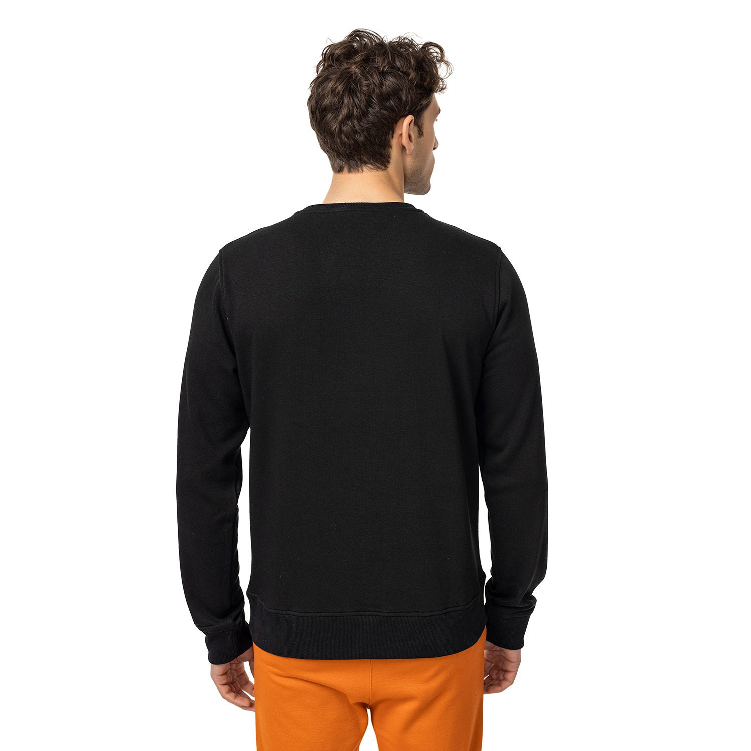 Smıth M Erkek Black Sweatshırt-7