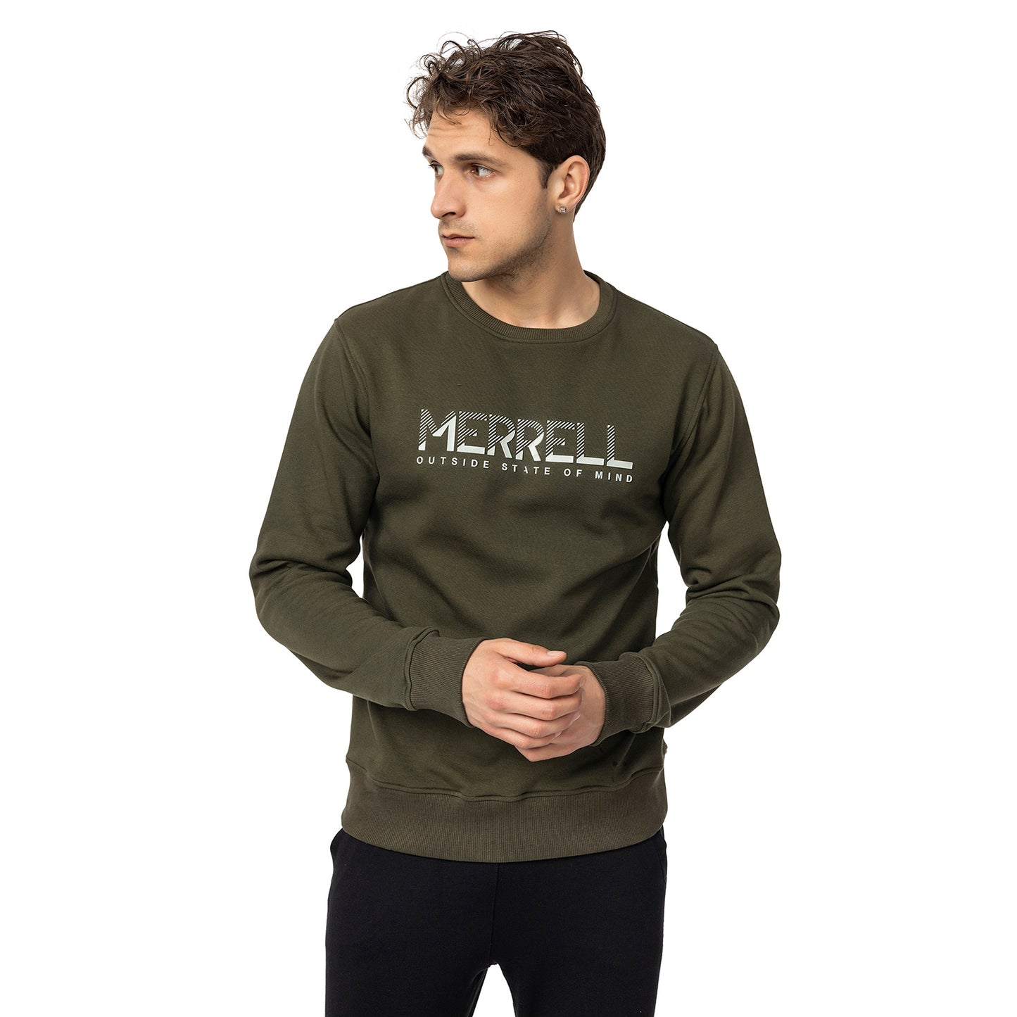 Smıth M Erkek Dusty Olıve Sweatshırt-5