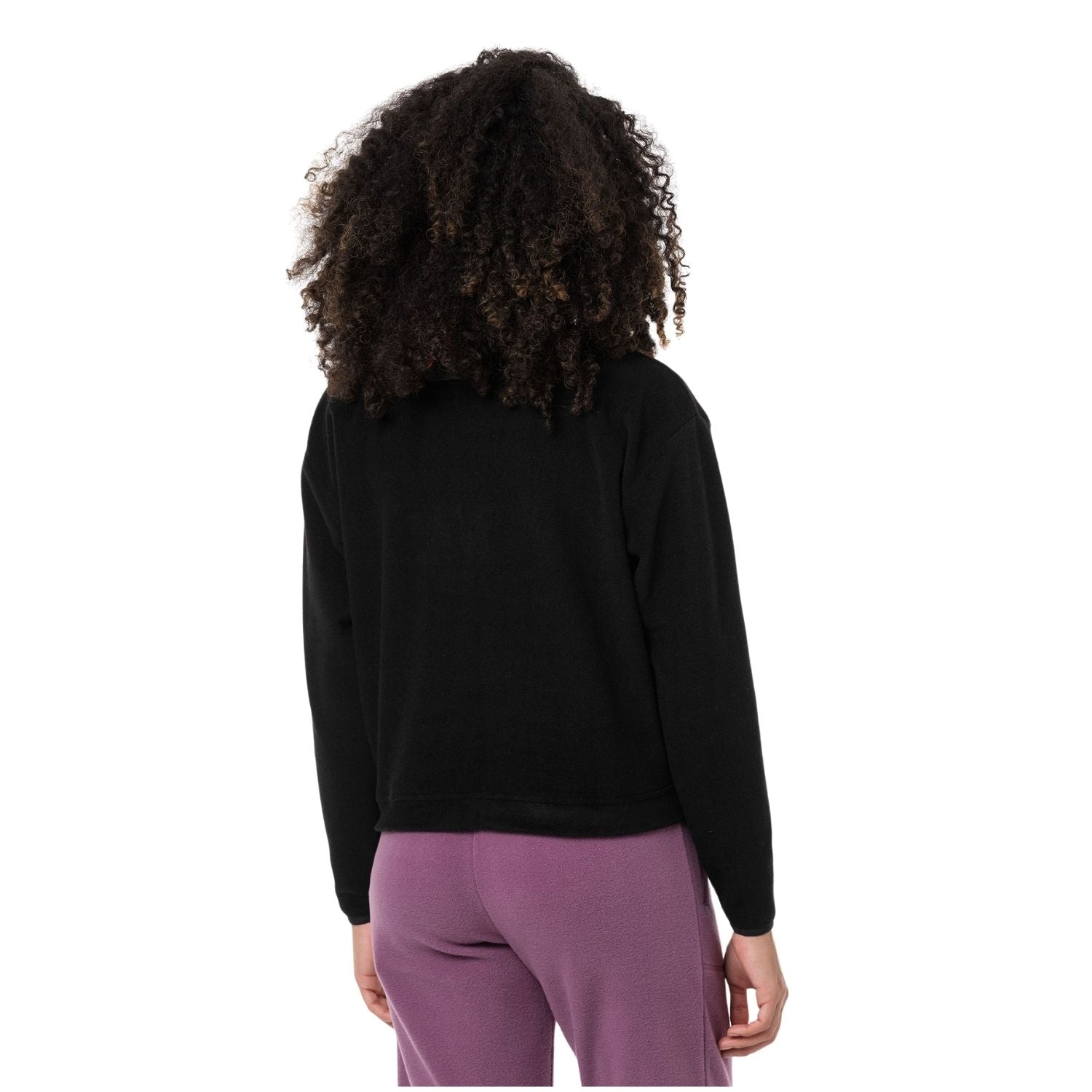 Stamp W Kadın Black Sweatshırt-10