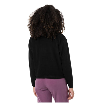 Stamp W Kadın Black Sweatshırt-10