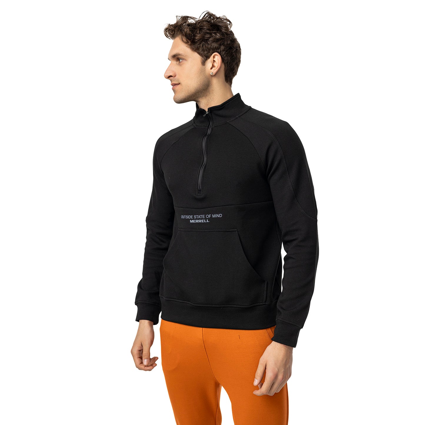 Stefan M Erkek Black Sweatshırt-5