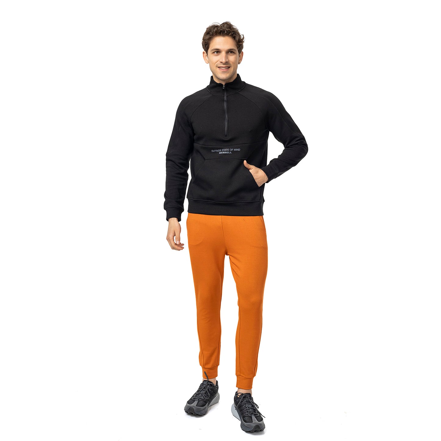 Stefan M Erkek Black Sweatshırt-7