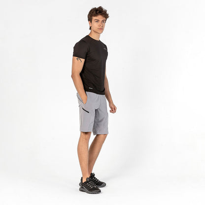 Merrell Erkek Route Koşu Şortu Erkek Grey Koşu Şortu-4