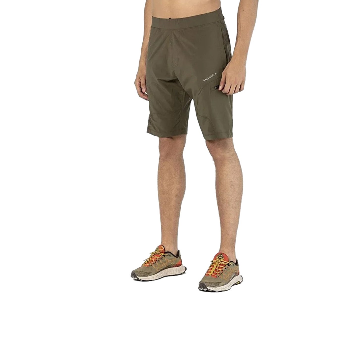 Merrell Erkek Route Koşu Şortu Erkek Dusty Olıve Koşu Şortu-2