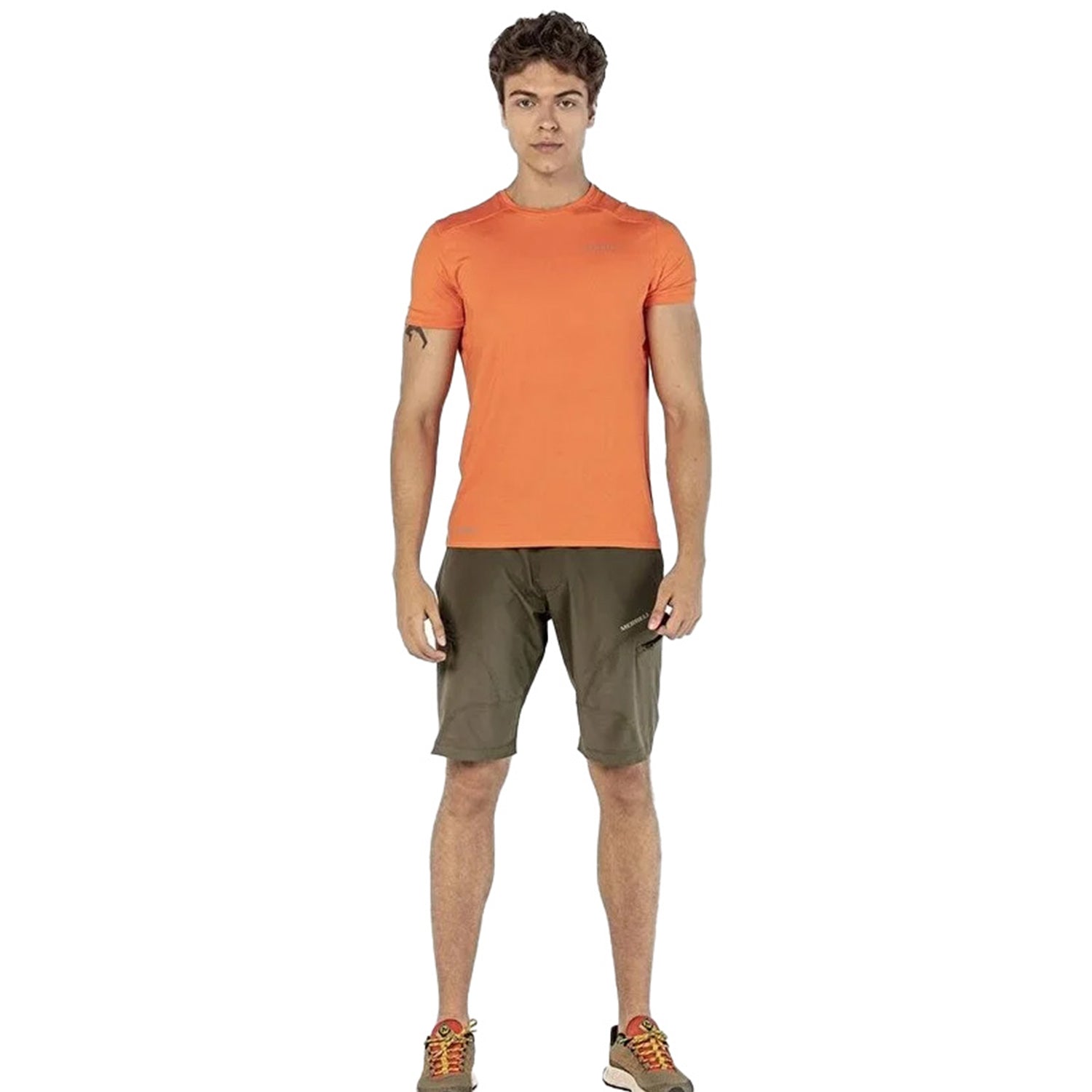 Merrell Erkek Route Koşu Şortu Erkek Dusty Olıve Koşu Şortu-3