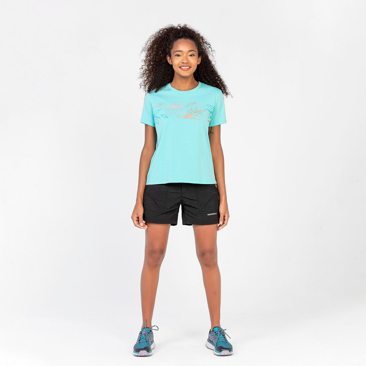 Merrell Kadın Tale T-Shırt Kadın Turquoıse T-Shırt-4