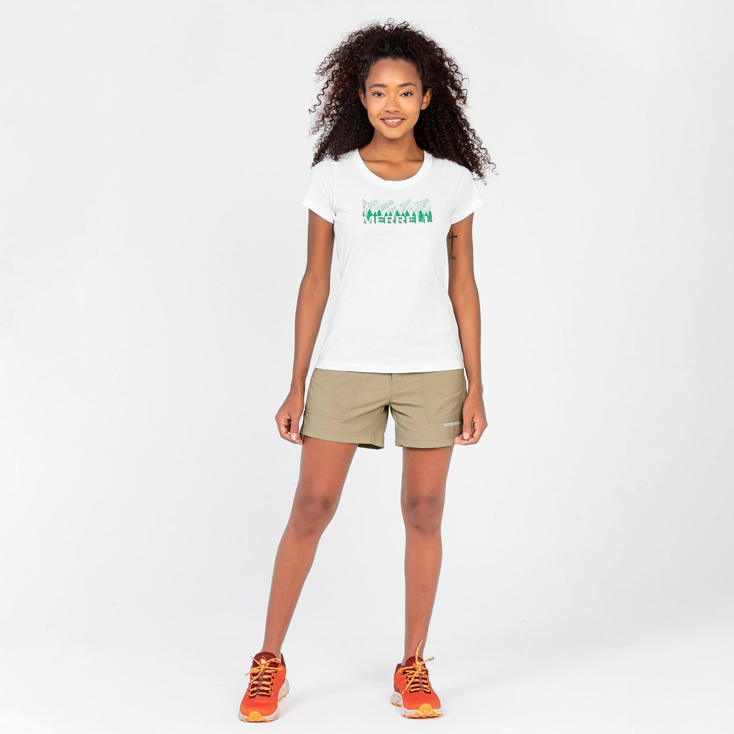 Merrell Kadın Tall W T-Shırt Kadın White T-Shırt-4