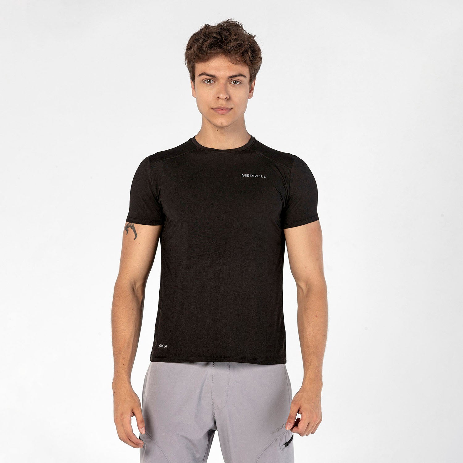 Merrell Erkek Team T-Shırt Erkek Black T-Shırt-2