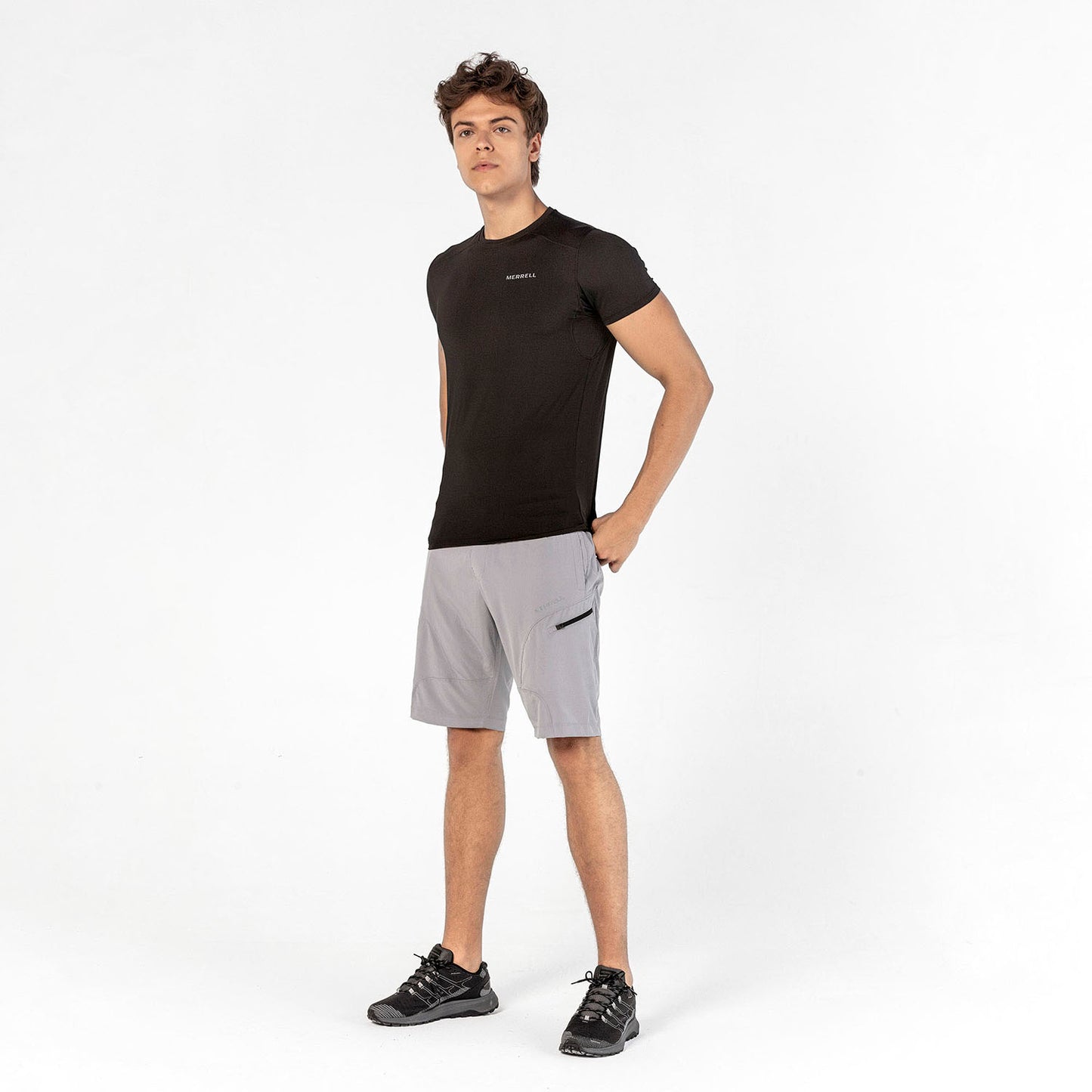 Merrell Erkek Team T-Shırt Erkek Black T-Shırt-4