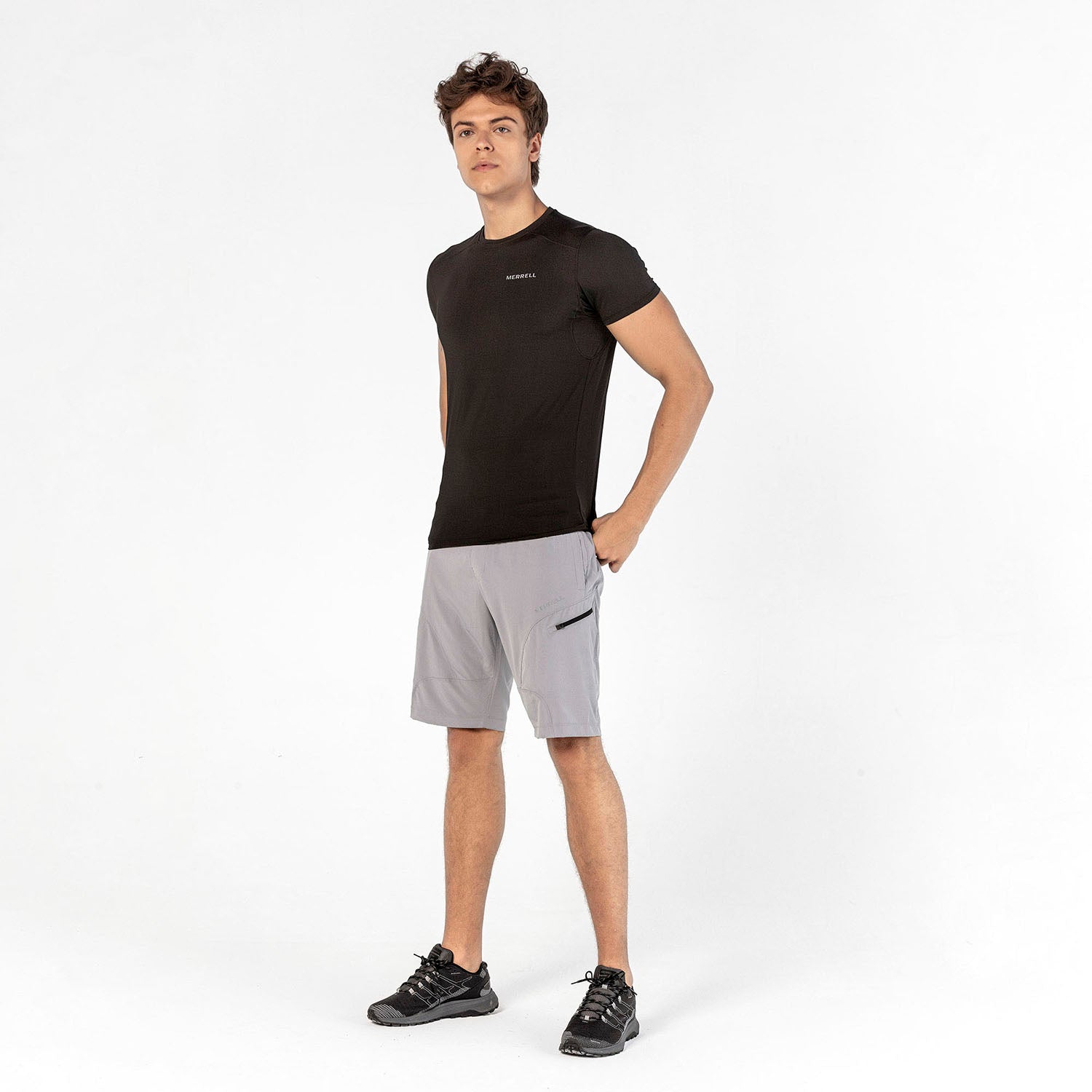 Merrell Erkek Team T-Shırt Erkek Black T-Shırt-4