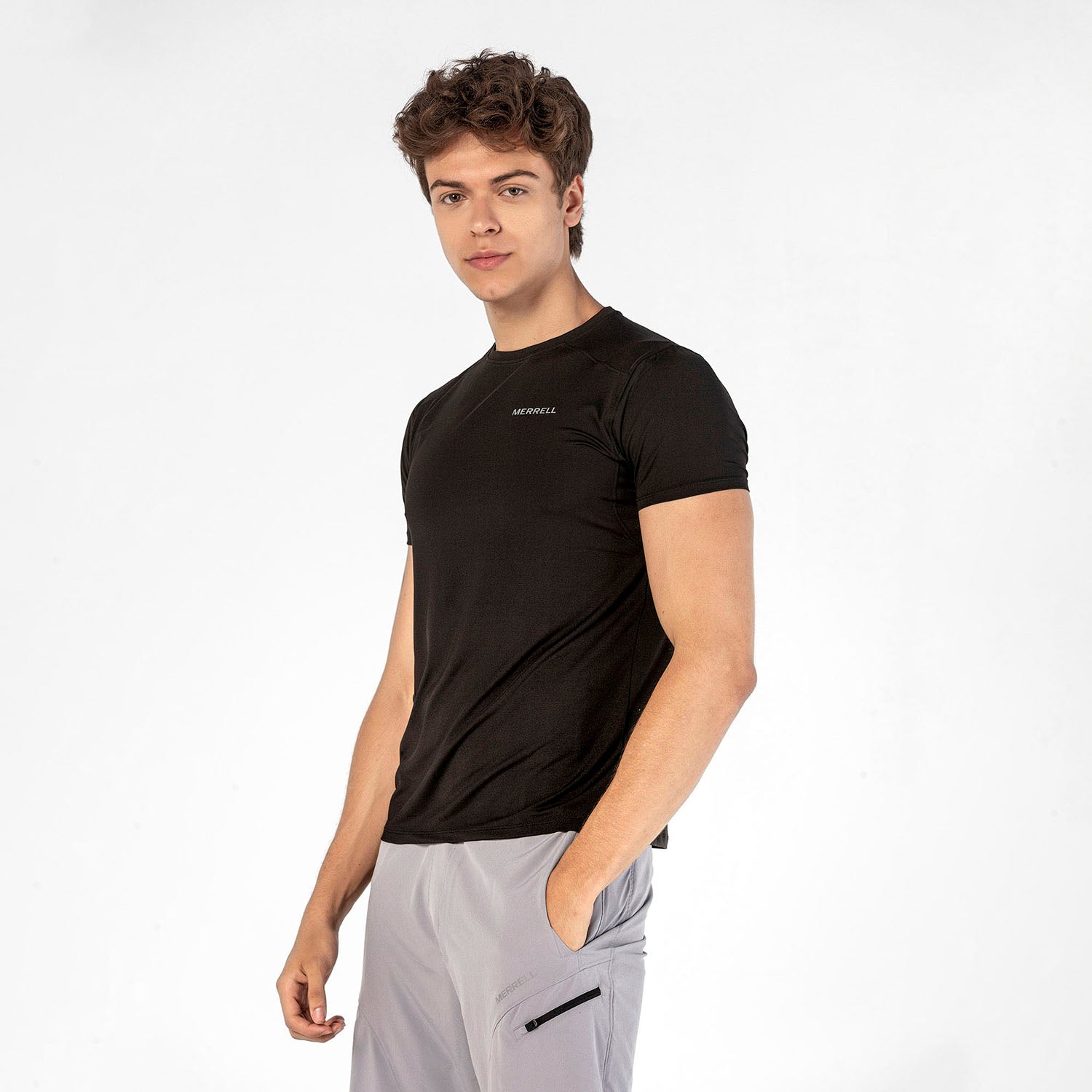 Merrell Erkek Team T-Shırt Erkek Black T-Shırt-6