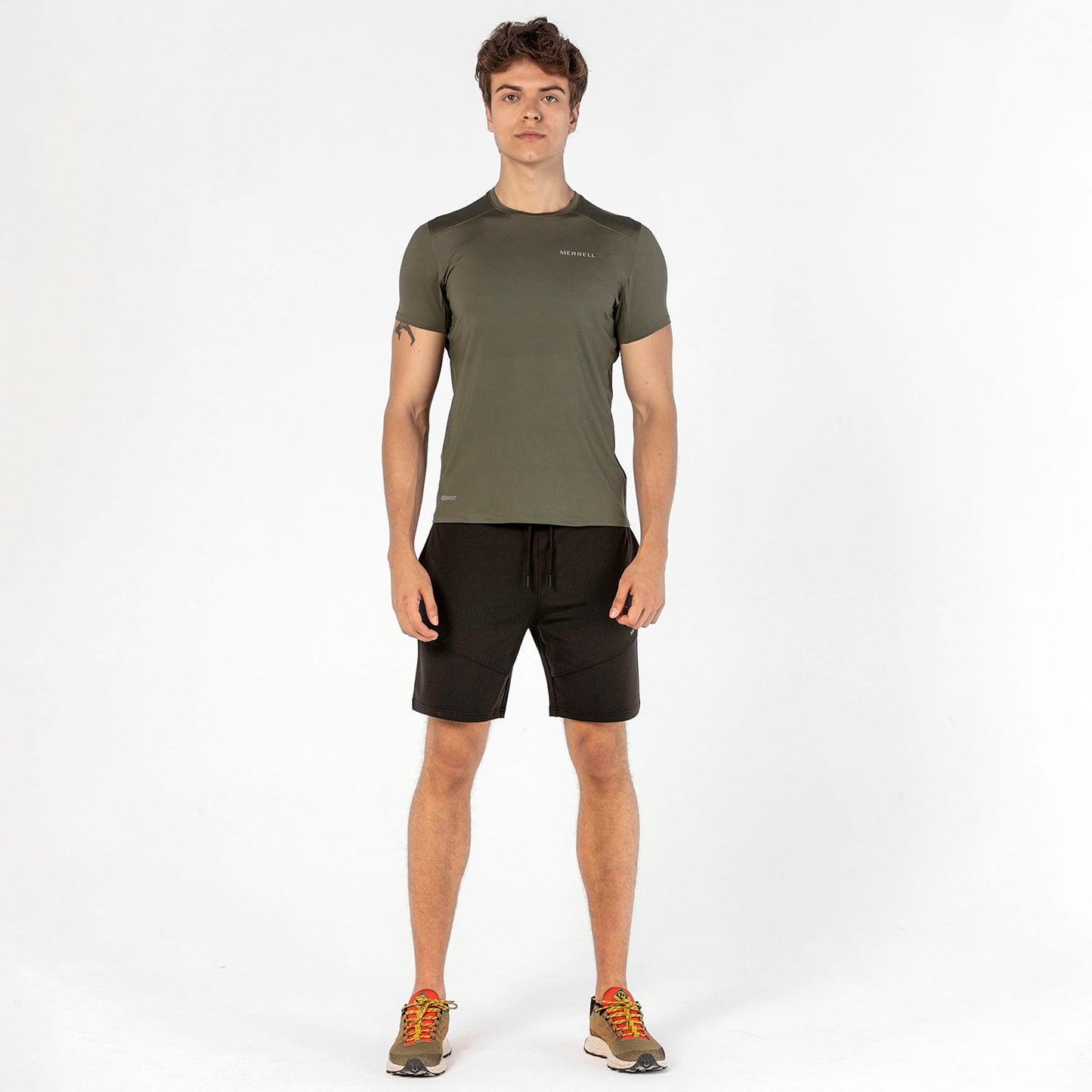 Merrell Erkek Team T-Shırt Erkek Khakı T-Shırt-3