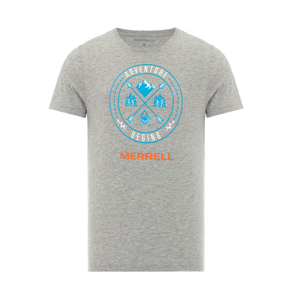 Merrell Erkek Term T-Shırt Erkek Grey Marl T-Shırt-1