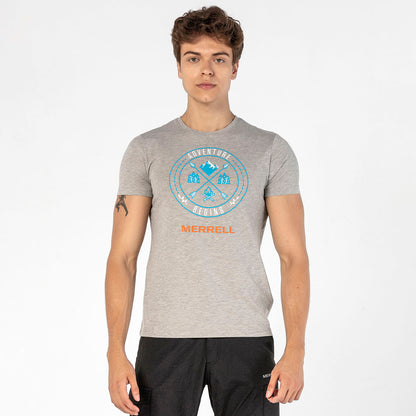 Merrell Erkek Term T-Shırt Erkek Grey Marl T-Shırt-2