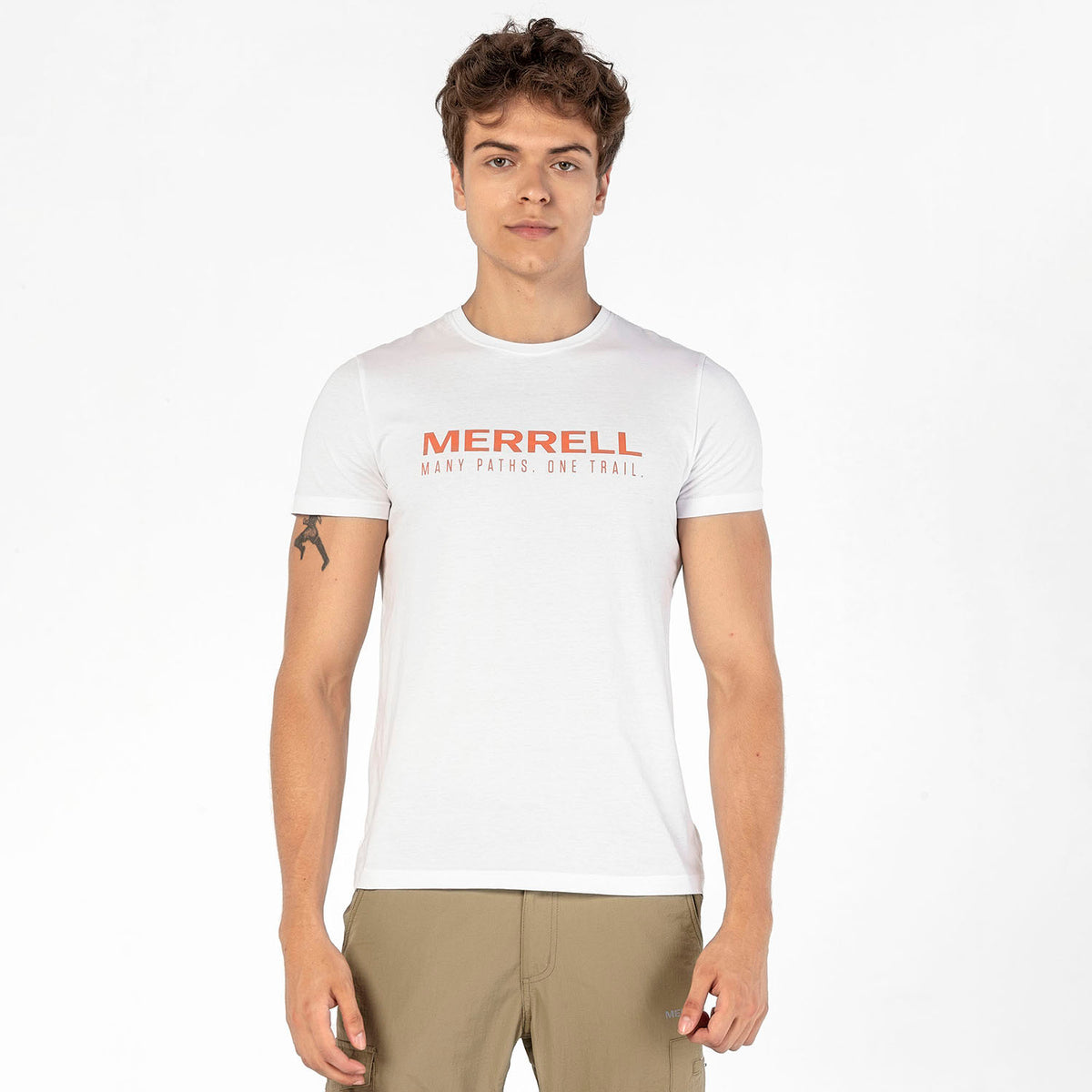 Merrell Erkek Tıtle T-Shırt Erkek White T-Shırt-2