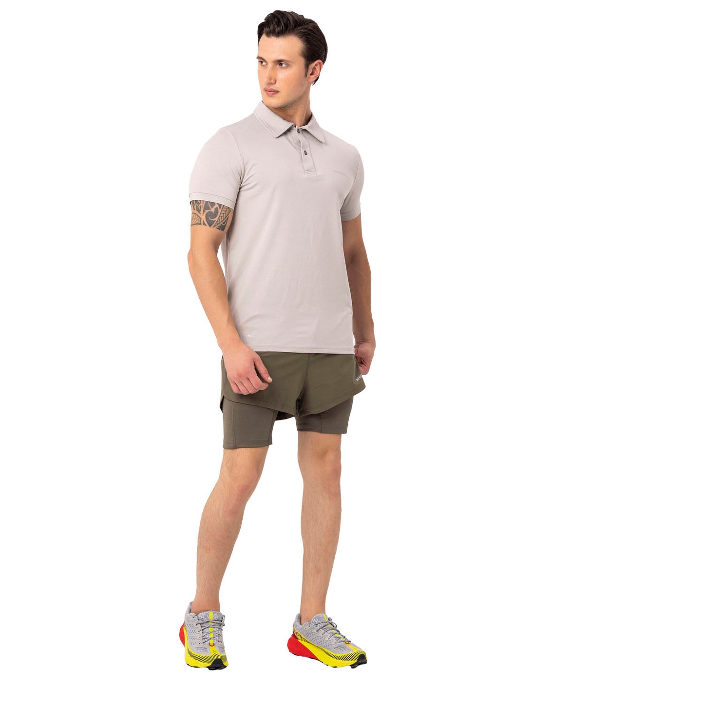 Pro Erkek Oyster Mushroom Polo T-Shırt-2