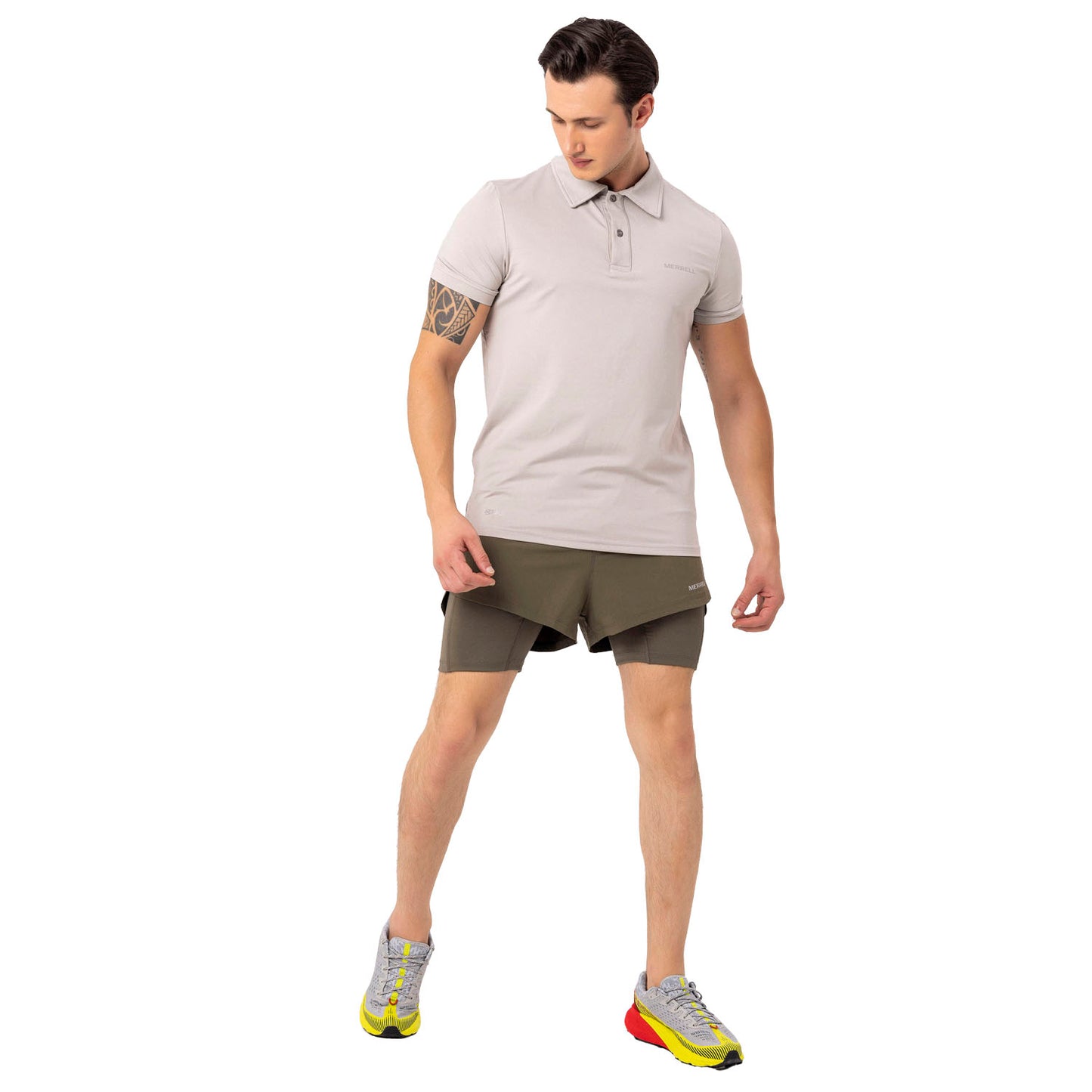 Pro Erkek Oyster Mushroom Polo T-Shırt-6