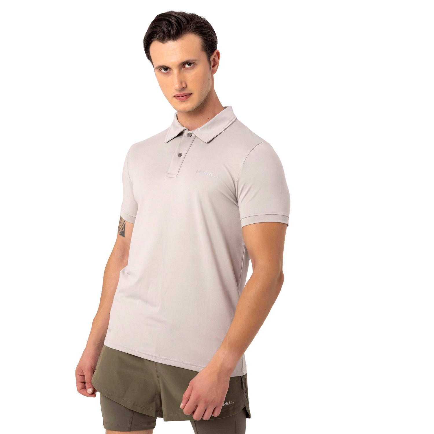 Pro Erkek Oyster Mushroom Polo T-Shırt-8