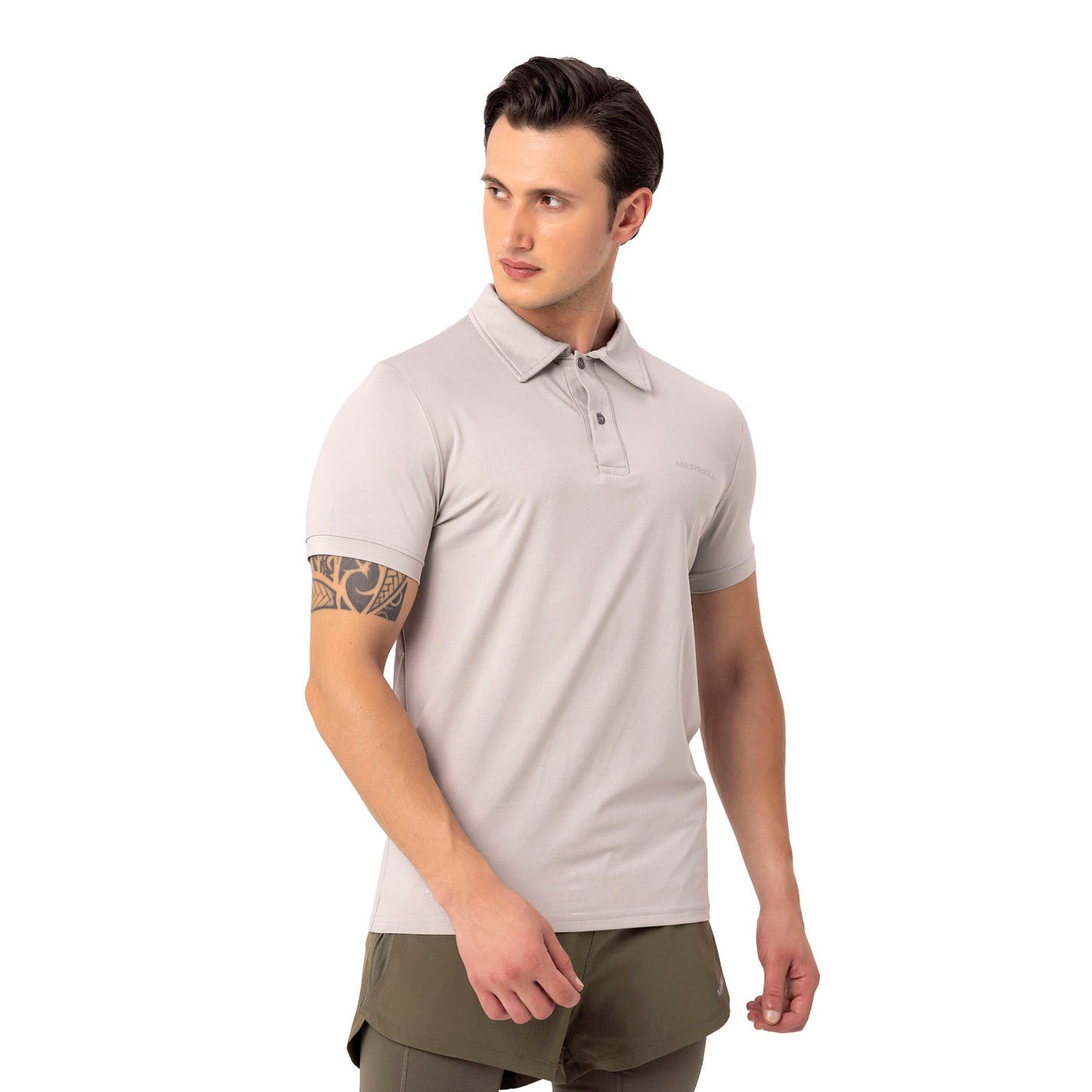 Pro Erkek Oyster Mushroom Polo T-Shırt-9