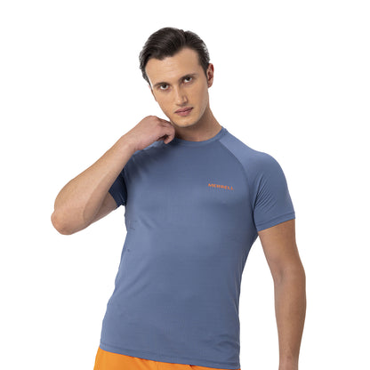 Merrell Erkek Tend Koşu T-Shırt Erkek Captaın's Blue Koşu T-Shırt-5