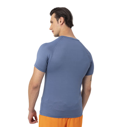 Merrell Erkek Tend Koşu T-Shırt Erkek Captaın's Blue Koşu T-Shırt-8