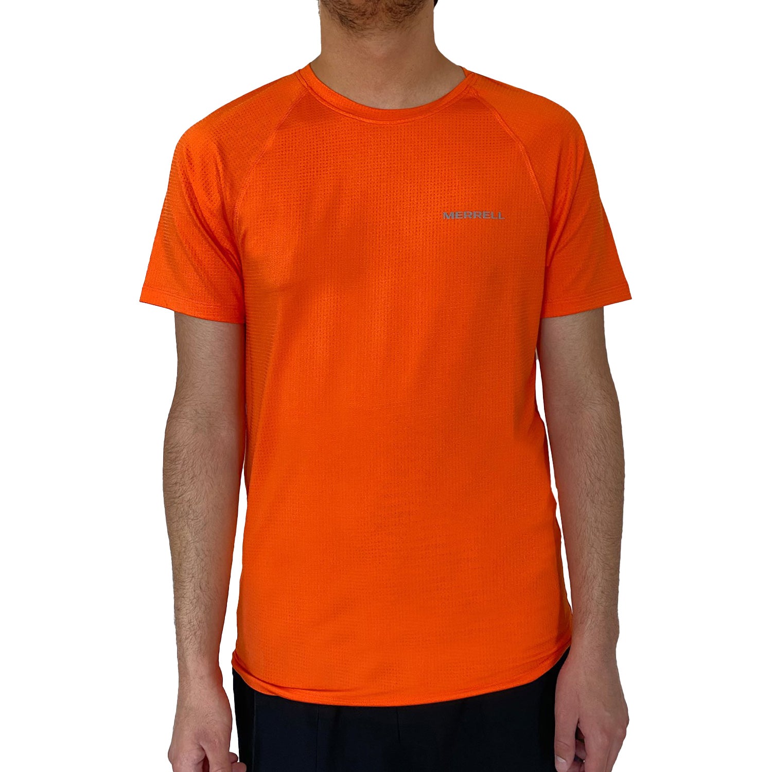 Tend Erkek Vıbrant Orange Koşu T-Shırt-1