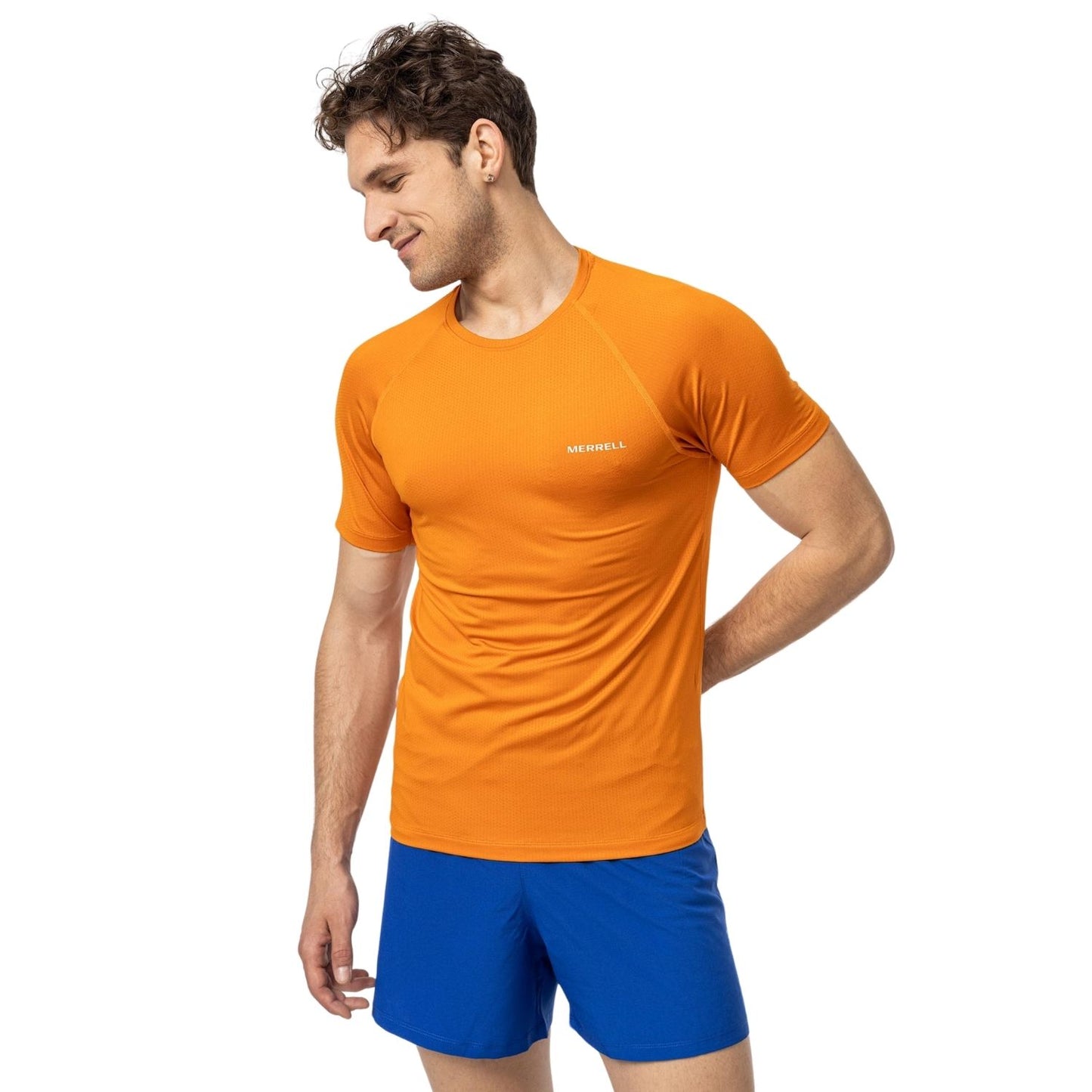 Tend Erkek Burnt Orange Koşu T-Shırt-3