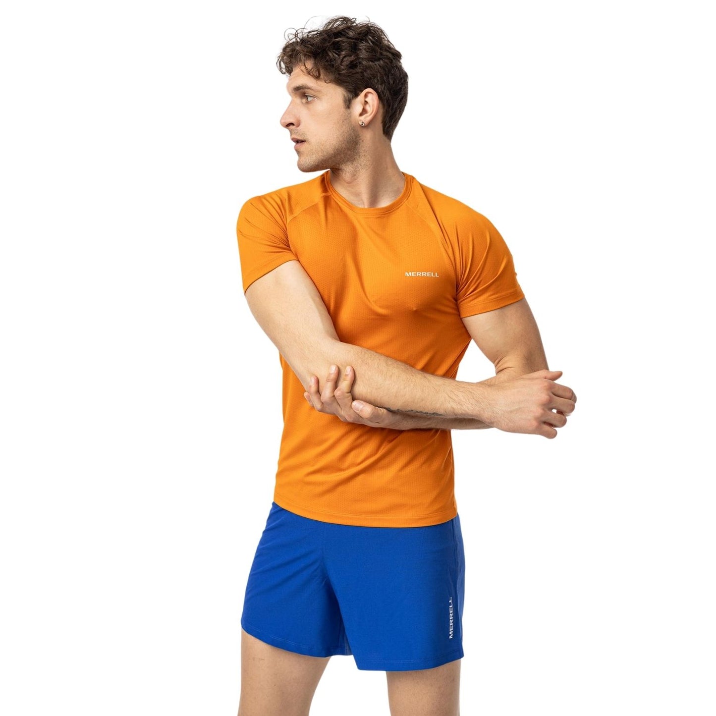 Tend Erkek Burnt Orange Koşu T-Shırt-4