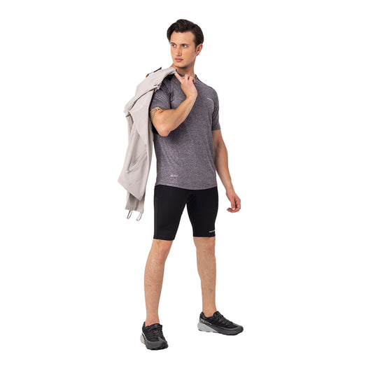 Merrell Erkek Tıll Koşu T-Shırt Erkek Anthracıte Marl Koşu T-Shırt-1