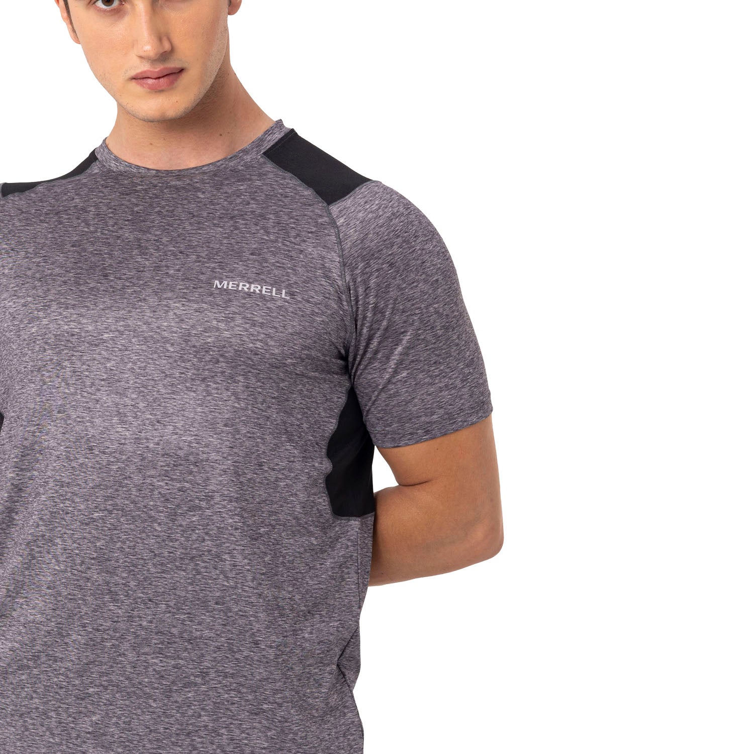 Merrell Erkek Tıll Koşu T-Shırt Erkek Anthracıte Marl Koşu T-Shırt-12