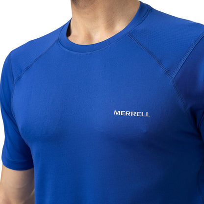 Merrell Erkek Tıll Koşu T-Shırt Erkek Captaın's Blue Koşu T-Shırt-3