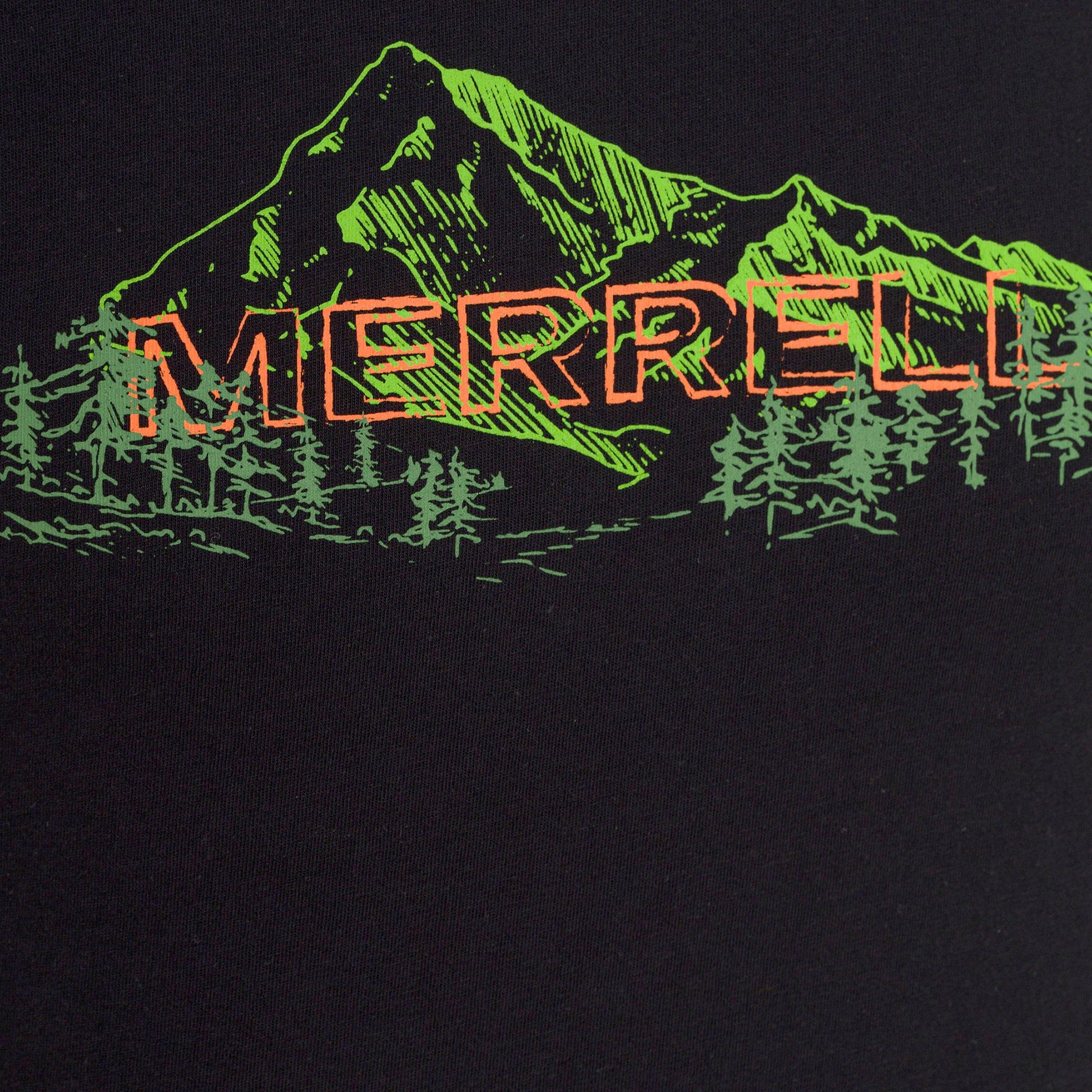 Merrell Erkek Tod T-Shırt Erkek Black T-Shırt-3