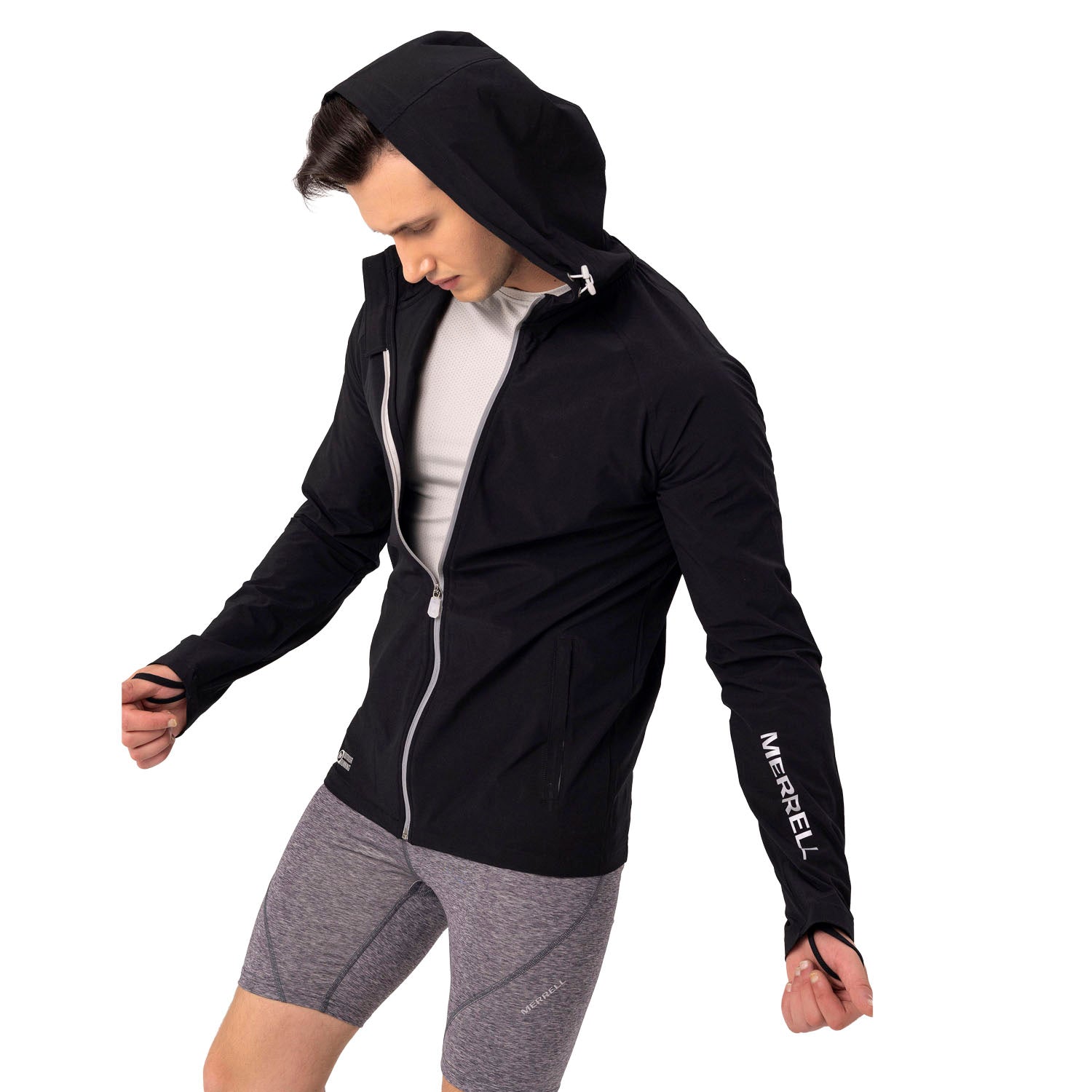 Just M Erkek Black Koşu Ceketi-9