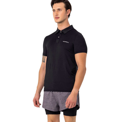 Merrell Erkek Pace M Polo T-Shırt Erkek Black Polo T-Shırt-1