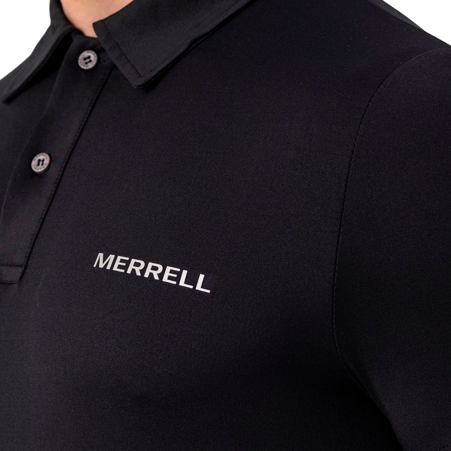 Merrell Erkek Pace M Polo T-Shırt Erkek Black Polo T-Shırt-16