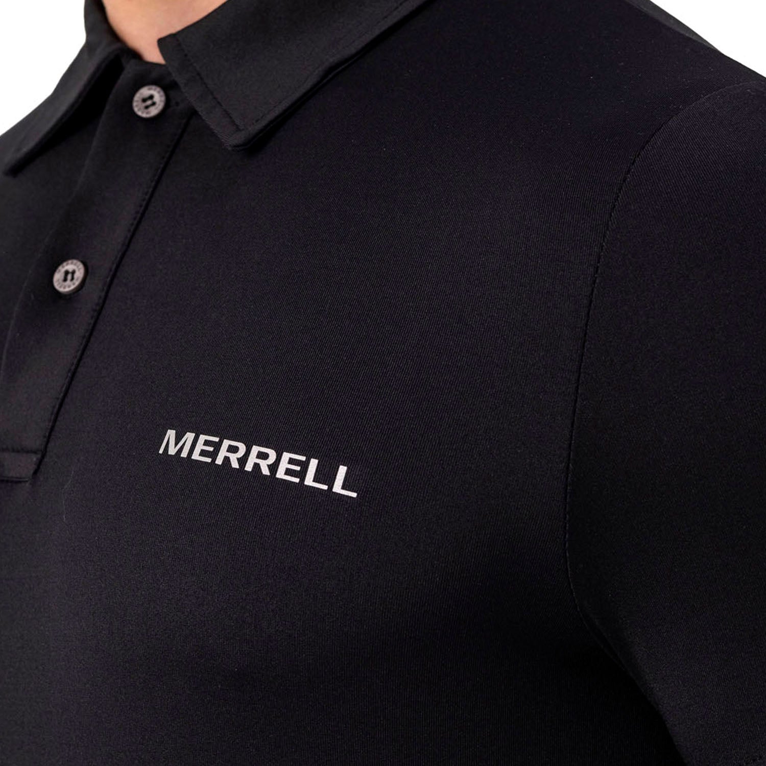 Merrell Erkek Pace M Polo T-Shırt Erkek Black Polo T-Shırt-16