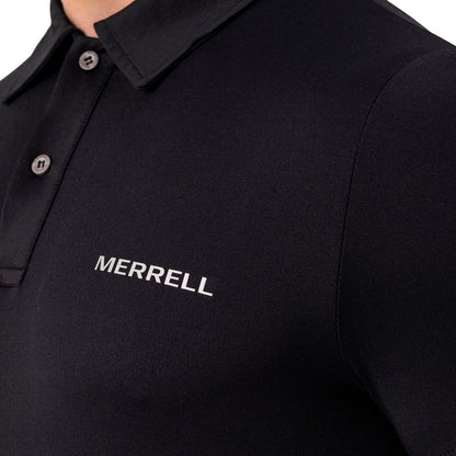 Merrell Erkek Pace M Polo T-Shırt Erkek Black Polo T-Shırt-16