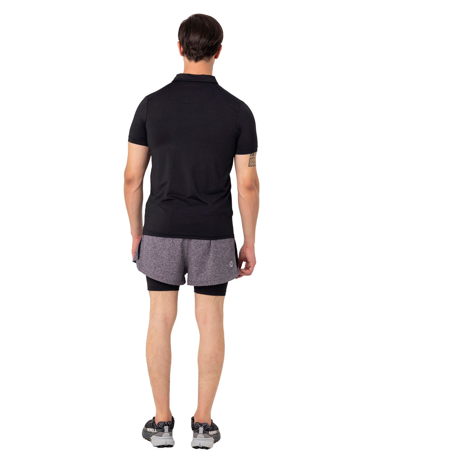 Merrell Erkek Pace M Polo T-Shırt Erkek Black Polo T-Shırt-3