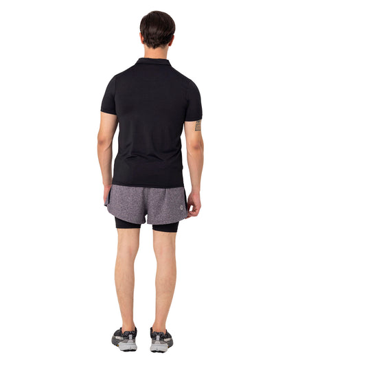 Merrell Erkek Pace M Polo T-Shırt Erkek Black Polo T-Shırt-3