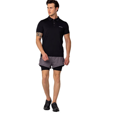 Merrell Erkek Pace M Polo T-Shırt Erkek Black Polo T-Shırt-4