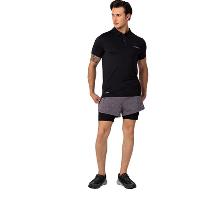 Merrell Erkek Pace M Polo T-Shırt Erkek Black Polo T-Shırt-5