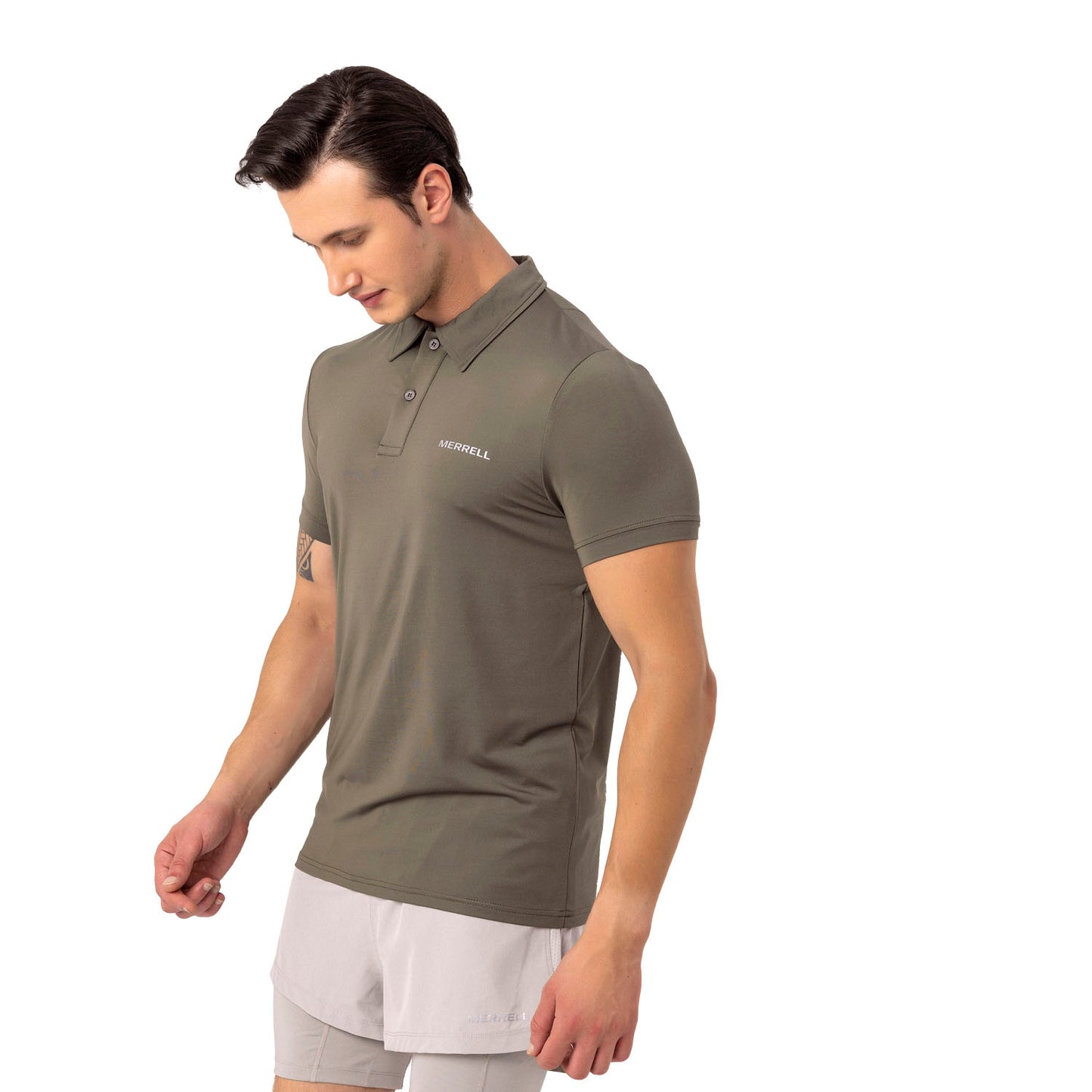 Pace M Erkek Dusty Olıve Polo T-Shırt-11