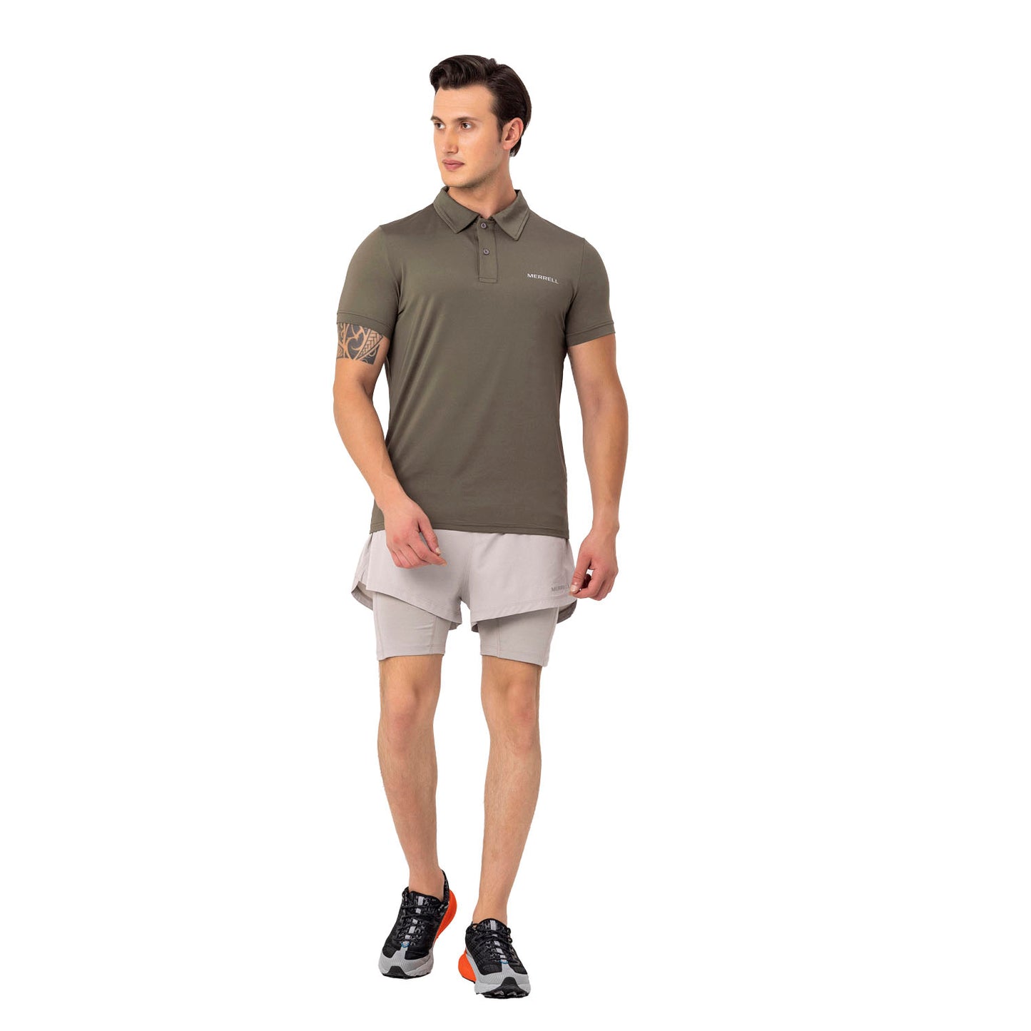 Pace M Erkek Dusty Olıve Polo T-Shırt-3