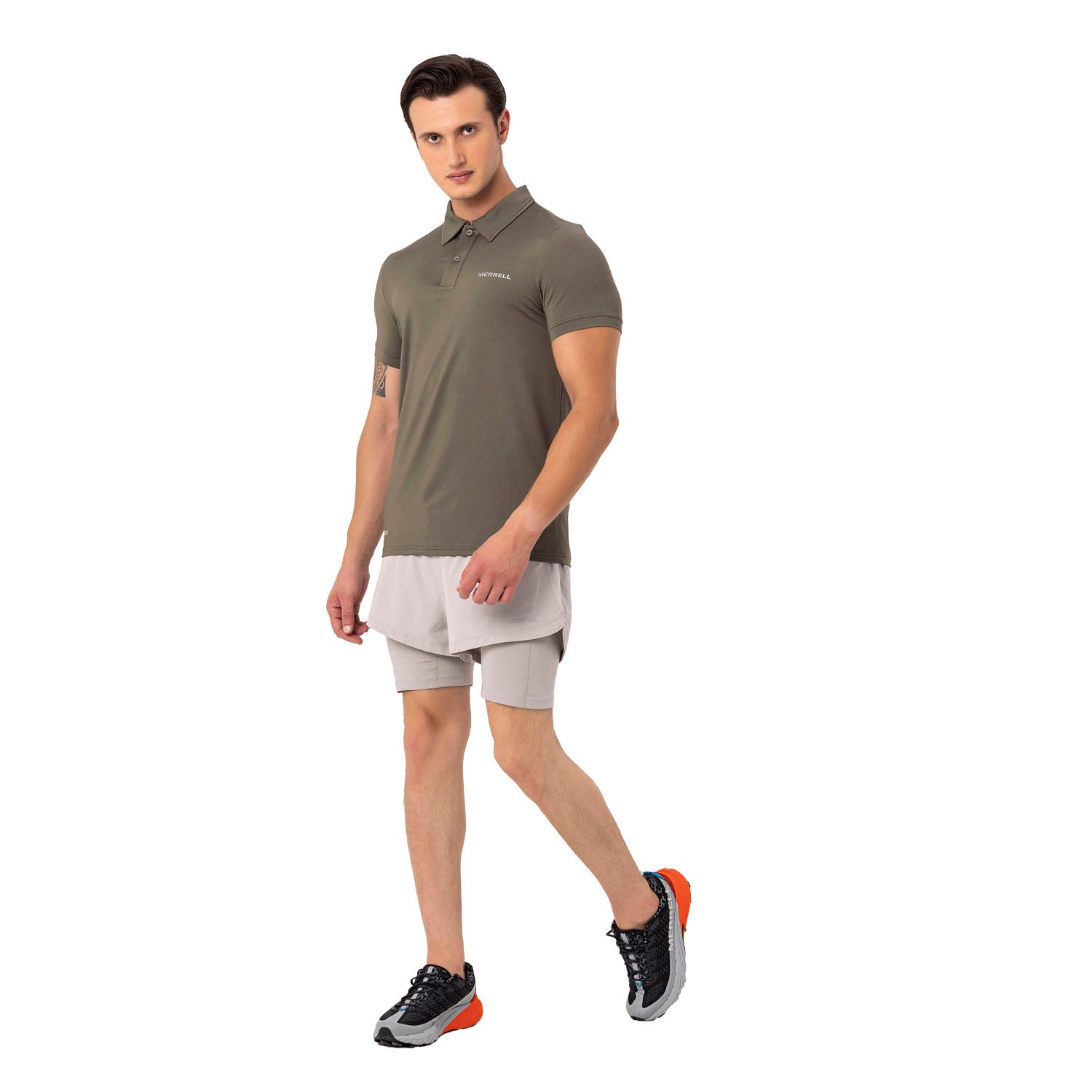 Pace M Erkek Dusty Olıve Polo T-Shırt-4