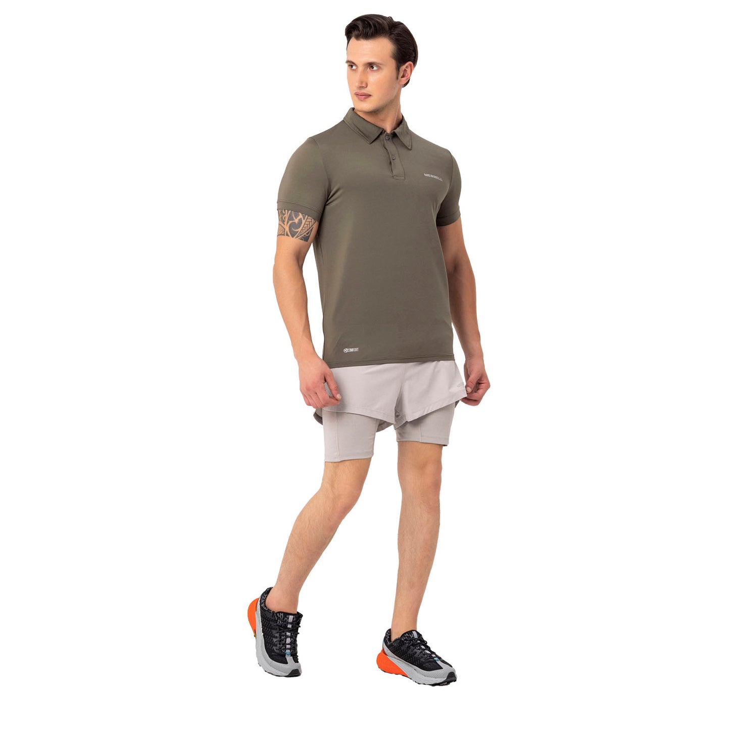 Pace M Erkek Dusty Olıve Polo T-Shırt-5