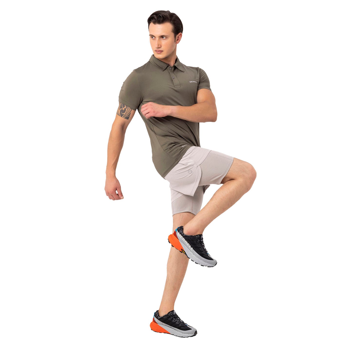 Pace M Erkek Dusty Olıve Polo T-Shırt-6